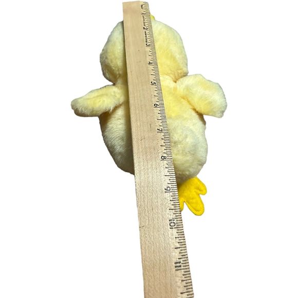 Vintage Union Toy 1982 Yellow Duck Plush Stuffed Animal Felt Feet Rare HTF - Picture 14 of 16